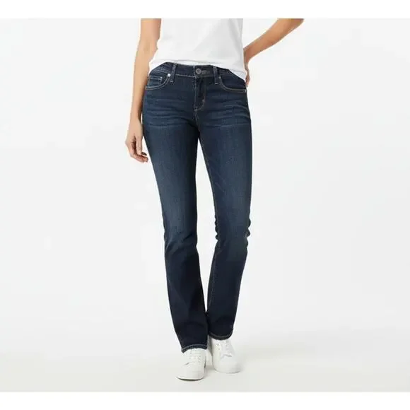 Citizens of Humanity Ava Low Rise Straight Leg Jeans - Dark Wash - Size 28 Y2K - Picture 2 of 16